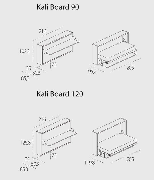 Kali 90/120 Board - Clei London UK