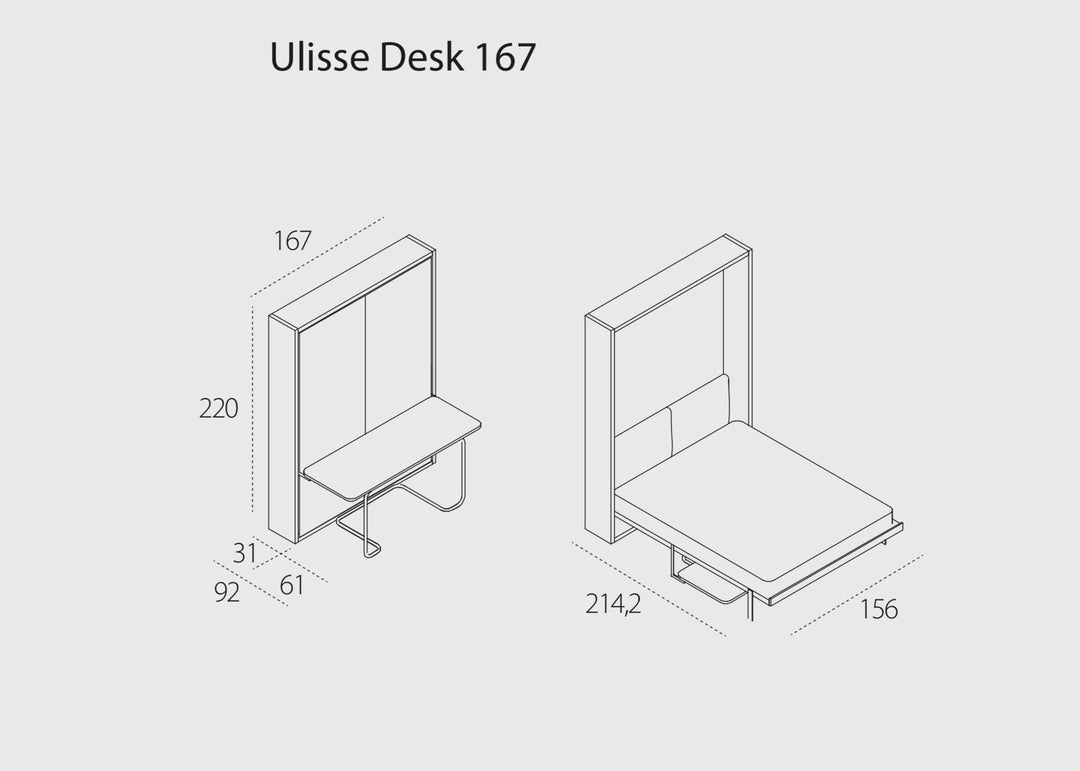 Ulisse 167 Desk - Clei London UK