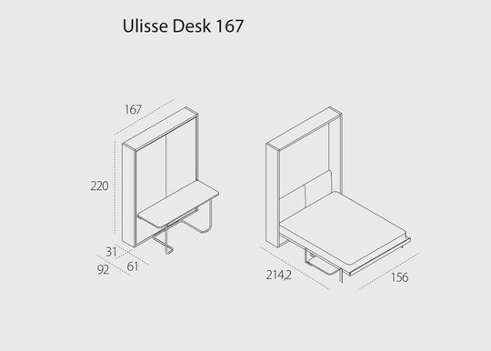 Ulisse 167 Desk - Clei London UK