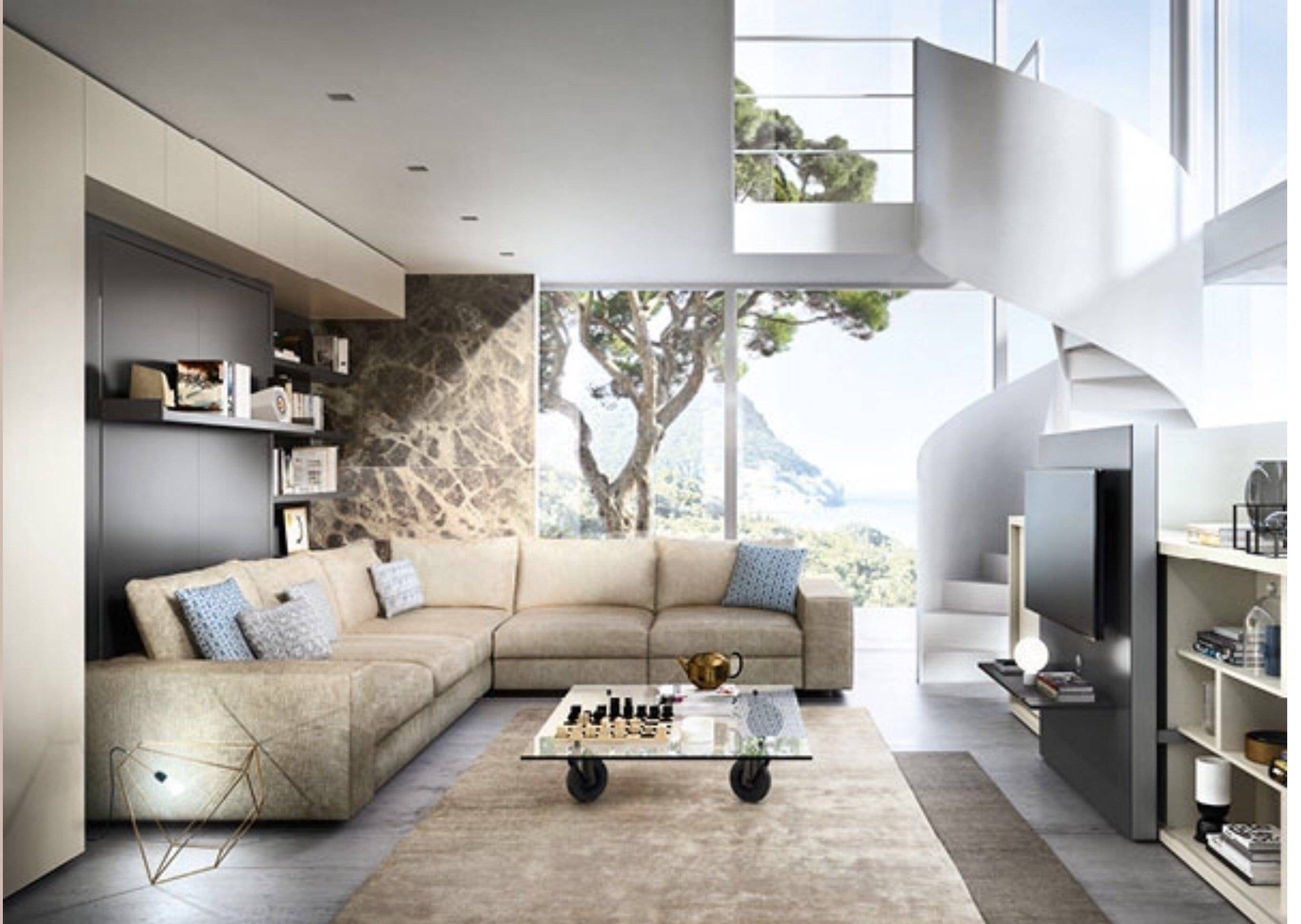 Tango sectional 198 and 241 sofa wall beds